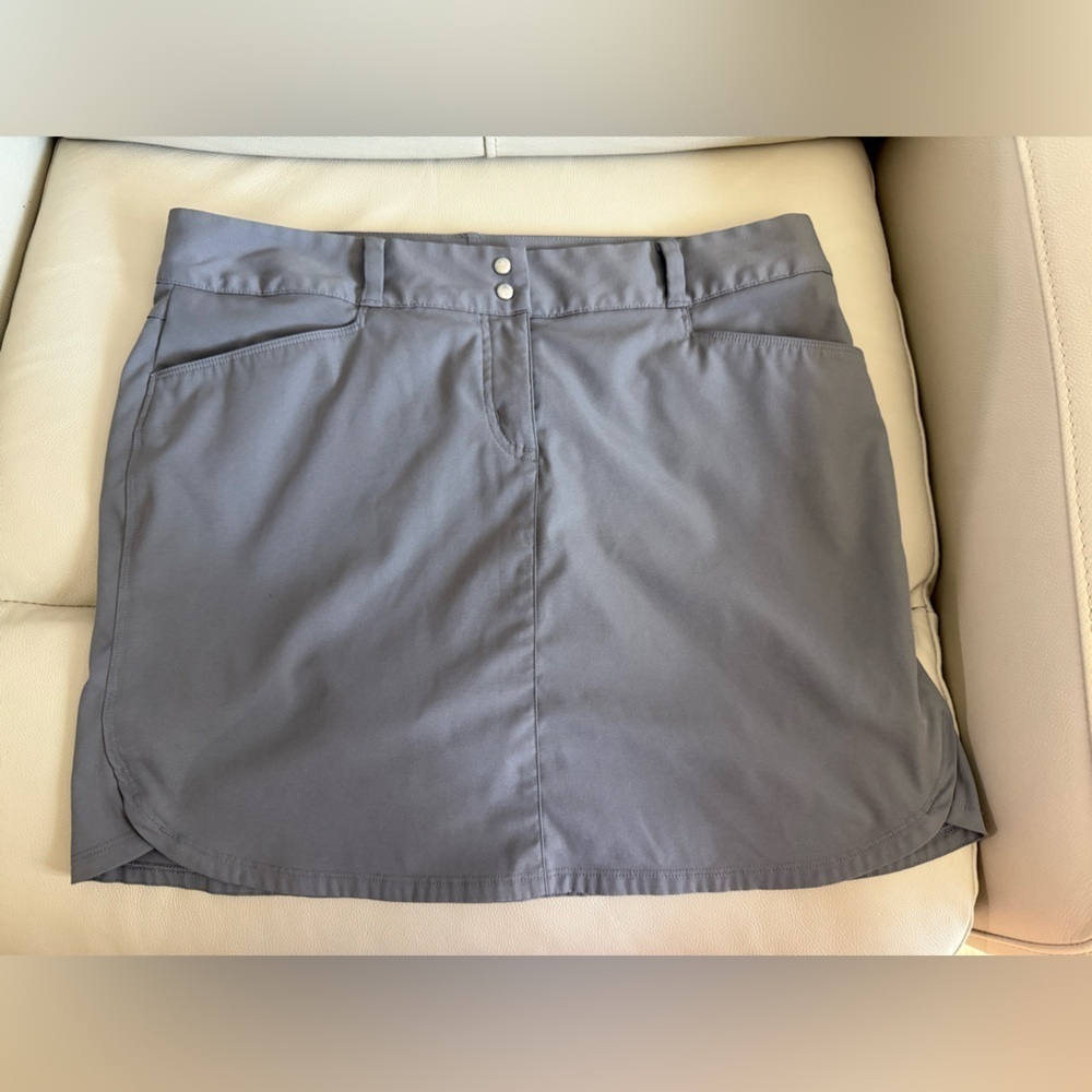 Adidas Gray Skirt with Button Detail